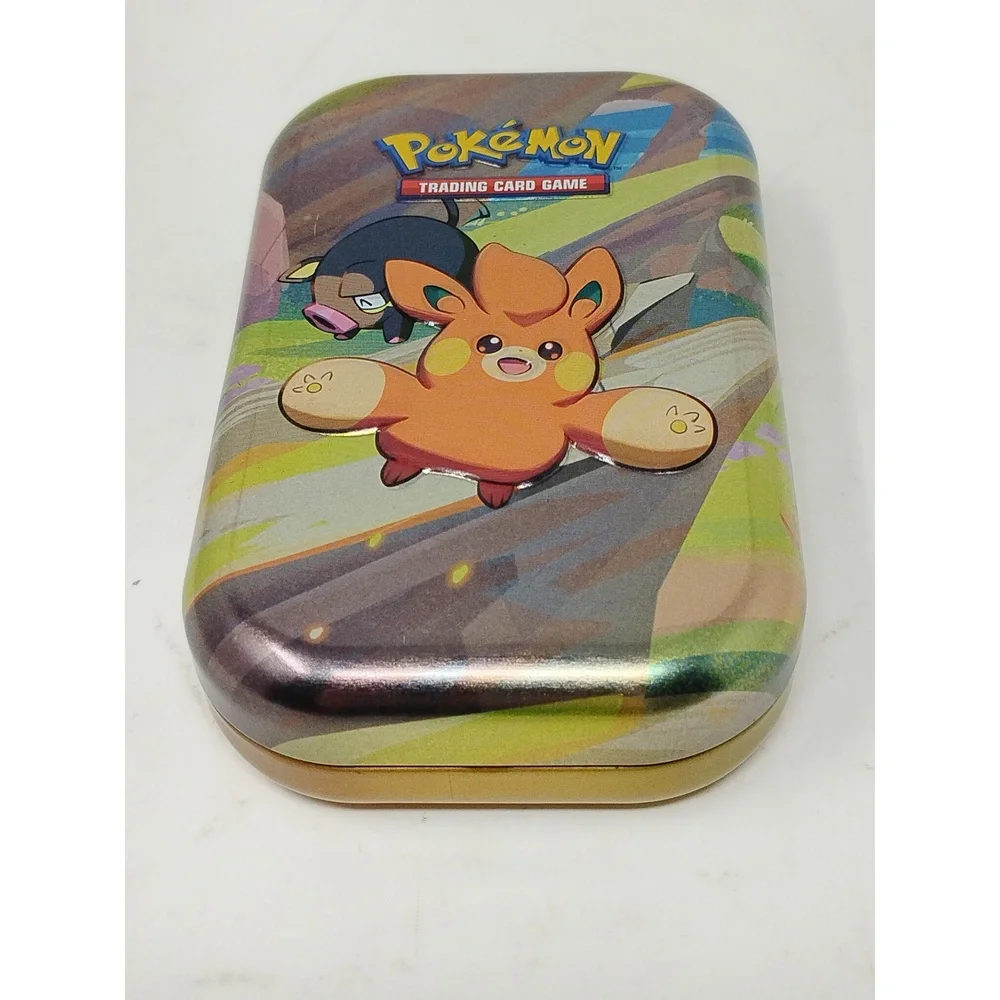 Pokemon Trading Card Game Mini Tin Pawmi Lechonk Metal Storage Gaming Accessory